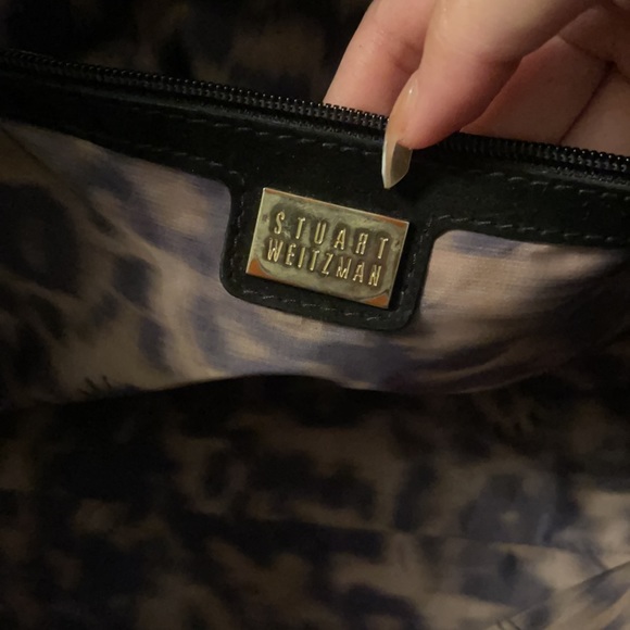 Stuart Weitzman black suede bag - Picture 3 of 6